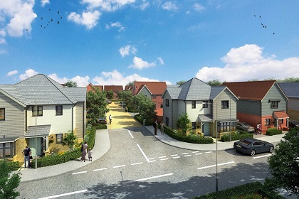 New homes for sale by Sempra Homes at Woodside Place, Basildon, SS16, development CGI