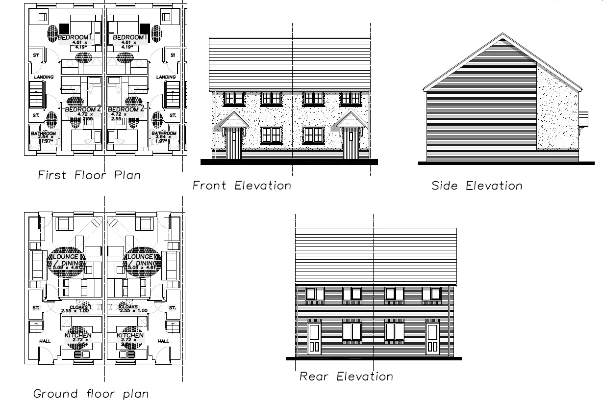 New homes for sale by Sempra Homes at Sellars Way, Basildon, SS15, 2 bed floor plan