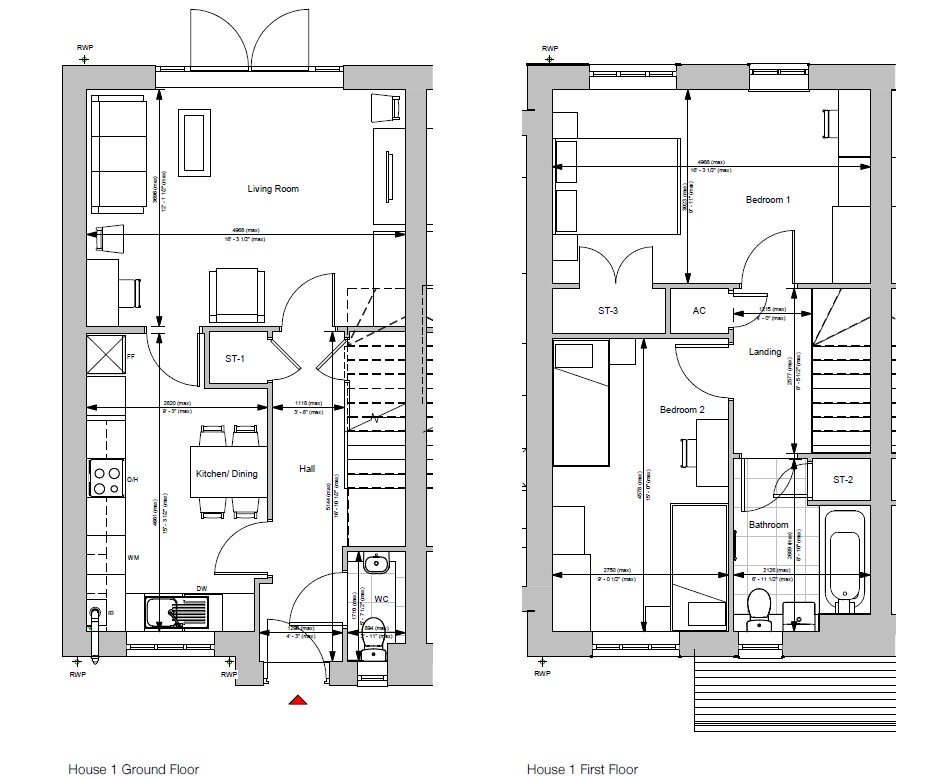 New homes for sale by Sempra Homes at Cherry Tree Court, Laindon, SS15, floor plan