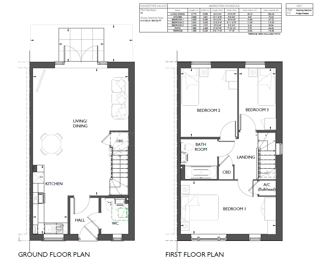 New homes for sale by Sempra Homes at Woodside Place, Basildon, SS16, floor plan