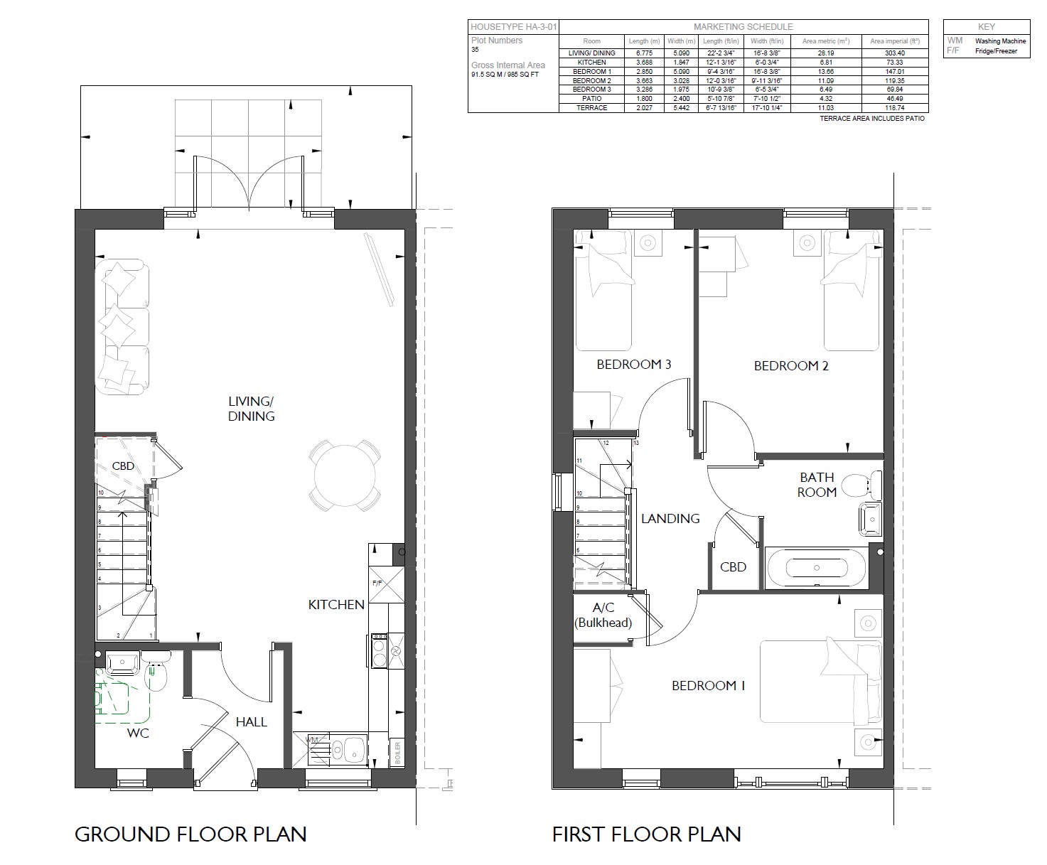 New homes for sale by Sempra Homes at Woodside Place, Basildon, SS16, floor plan