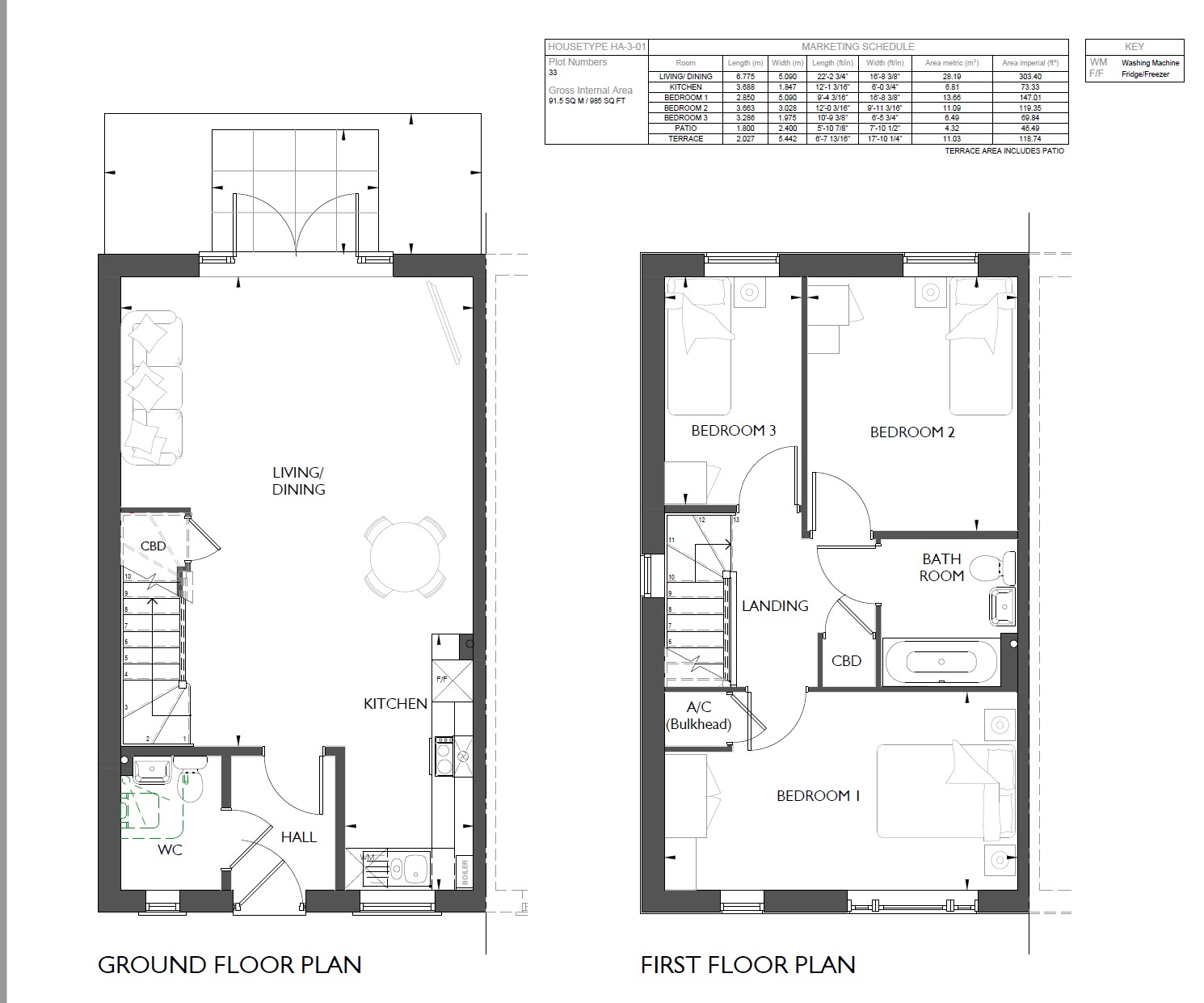 New homes for sale by Sempra Homes at Woodside Place, Basildon, SS16, floor plan