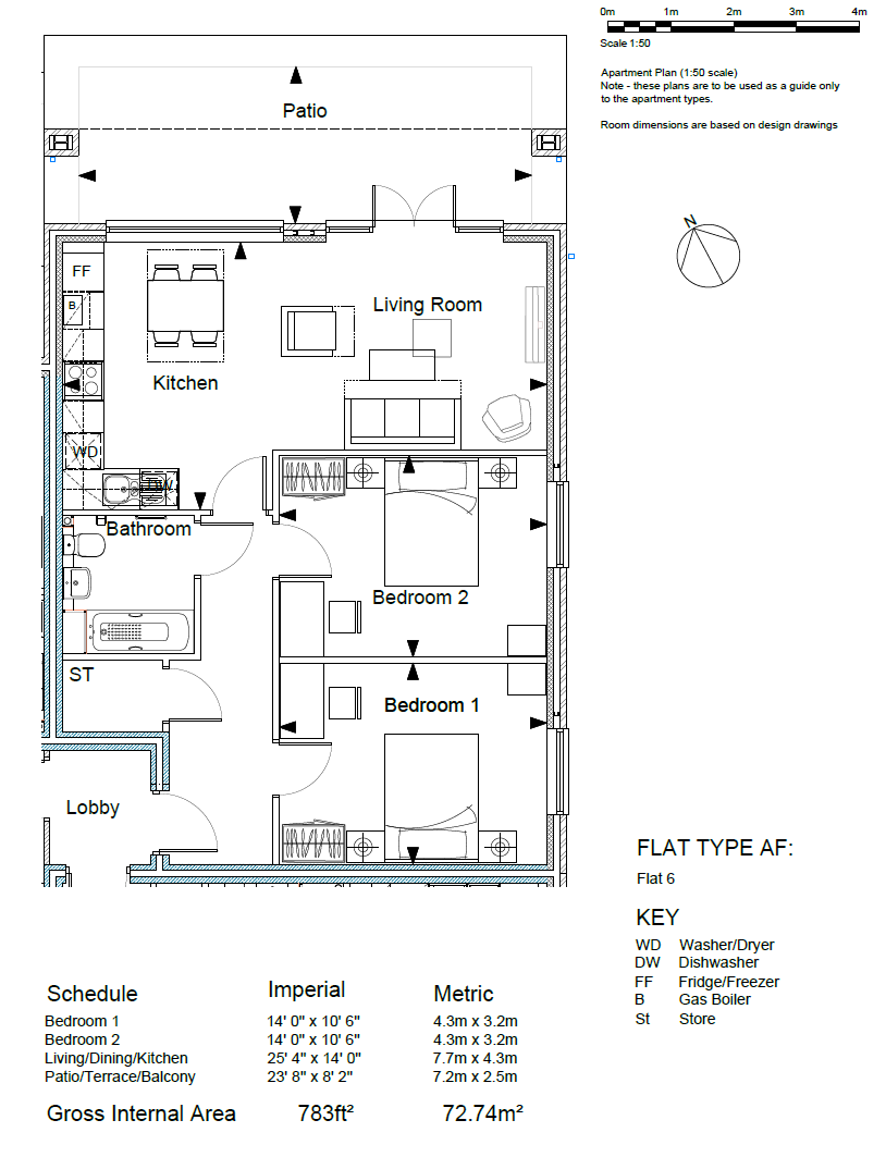 New homes for sale by Sempra Homes at Monarch Place, Billericay, CM12, floor plan dimensions