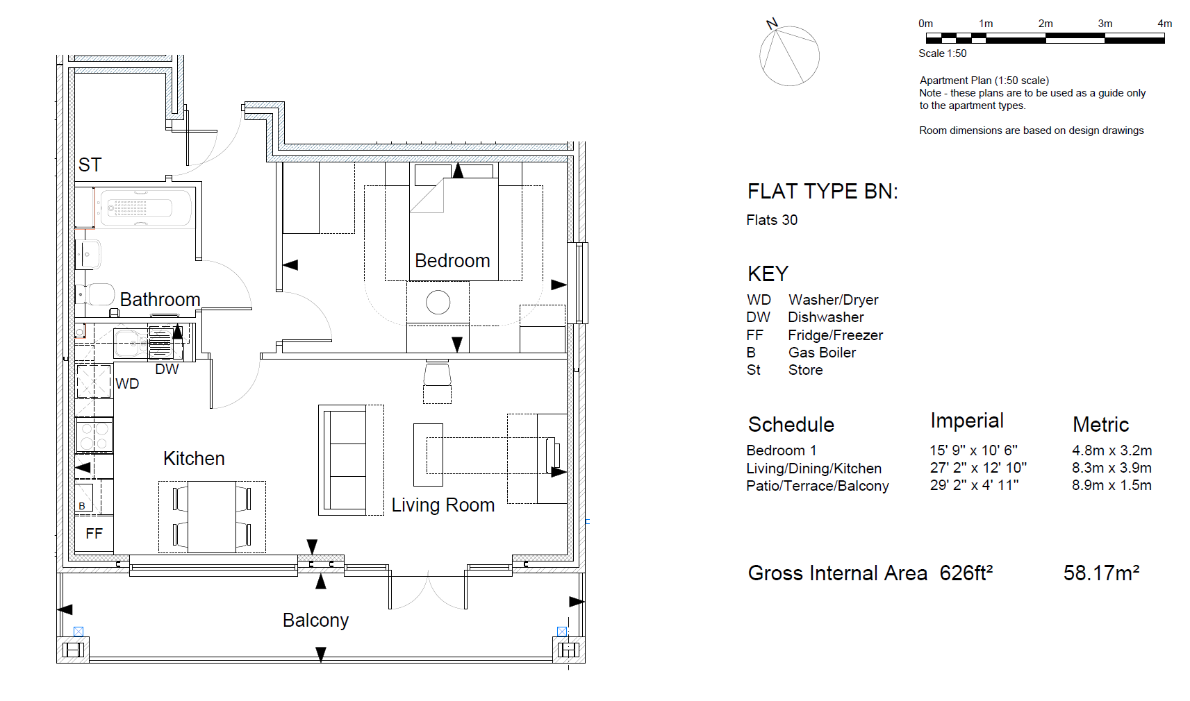 New homes for sale by Sempra Homes at Monarch Place, Billericay, CM12, floor plan dimensions