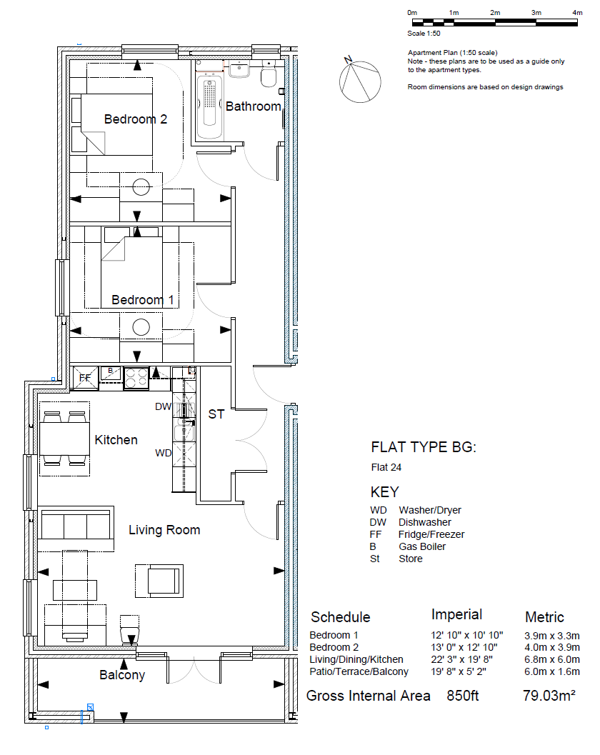 New homes for sale by Sempra Homes at Monarch Place, Billericay, CM12, floor plan dimensions