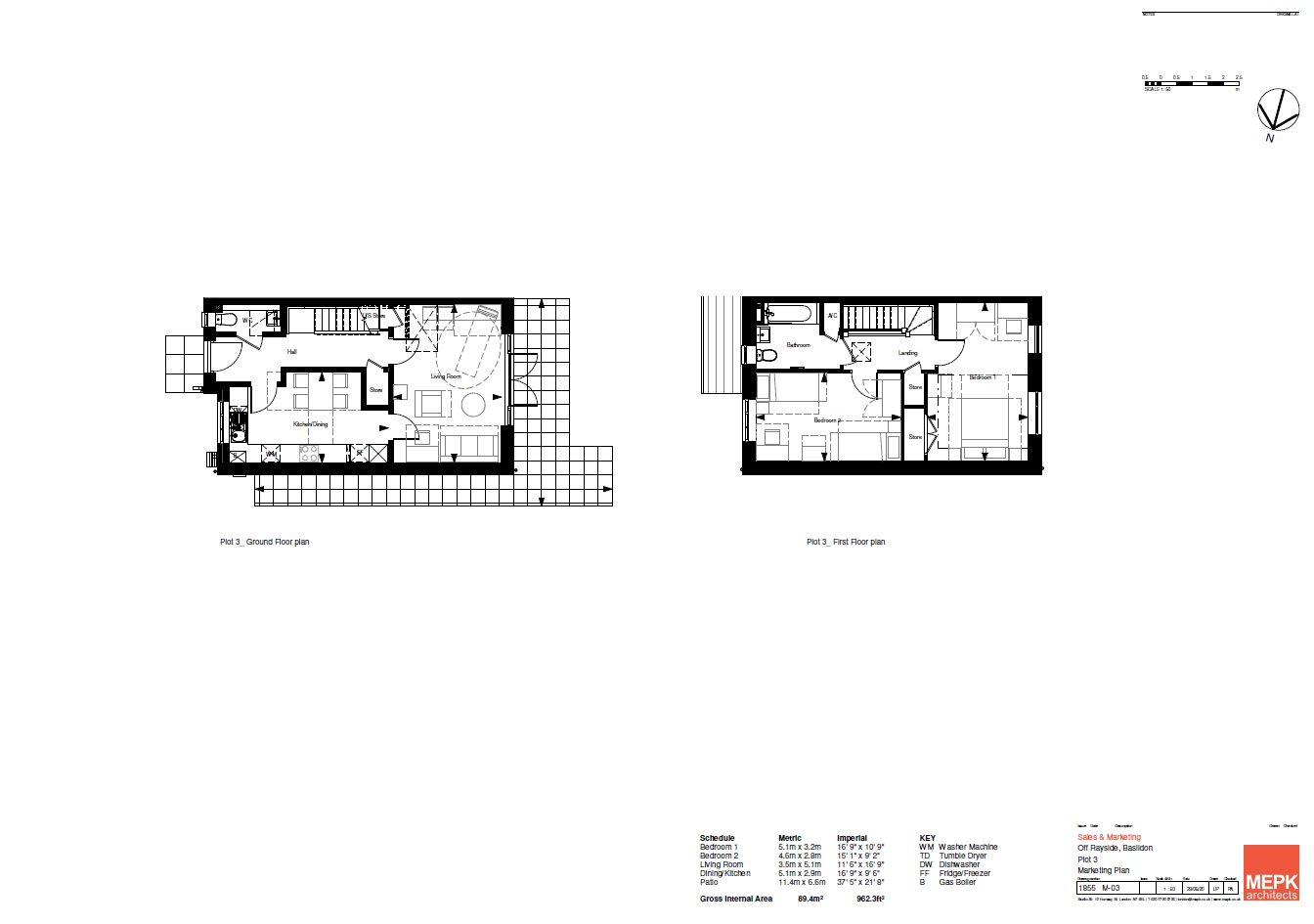 New homes for sale by Sempra Homes at Rayside, Basildon, SS14, floor plan